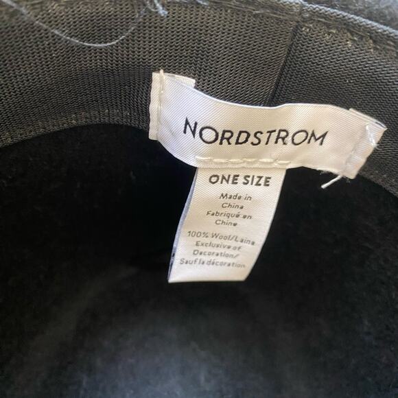 New NORDSTROM 100% Wool Unisex Fedora Hat